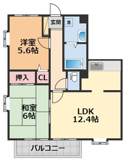 【間取り】 | フォブールＮーＴＯＷＮ・