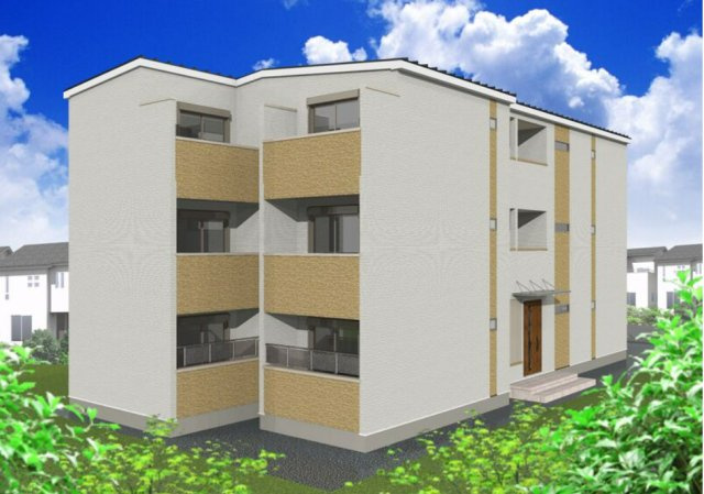 【外観パース】 | クリエオーレ一津屋Ⅰ