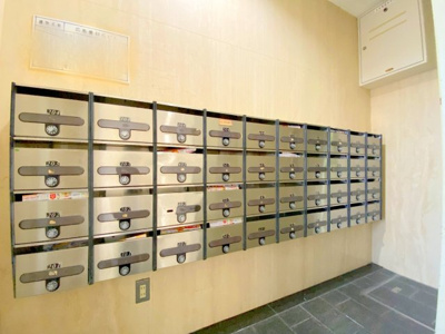 【その他共用部分】 | 広島畳材6ビル | 集合ポストはダイヤル式ですので安心です！