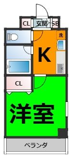 仲介手数料0円！！レージュ　ウエストの間取り