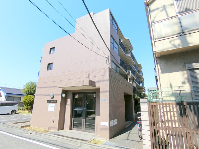 シーガル大森東の外観|1997年1月築　RC鉄筋コンクリート造地上4階建て総戸数16戸
東京都大田区大森東5丁目　京急本線大森町駅徒歩16分、東京モノレール昭和島駅徒歩9分