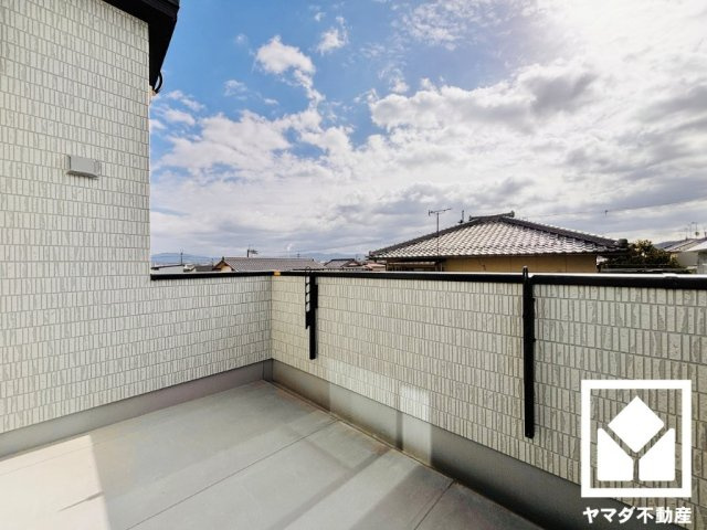 大津市中庄２丁目　1号棟のバルコニー