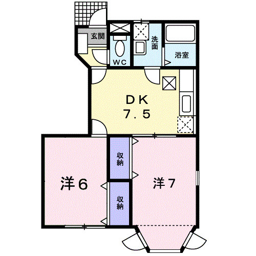 【間取り】 | メゾンセレッソ　Ⅱ