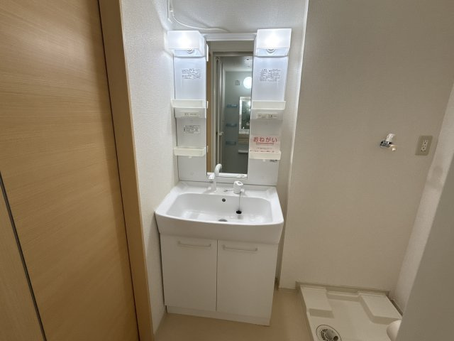 ヒロ　コテージの洗面所