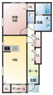 【間取り】 | N stage NOSHIRO C