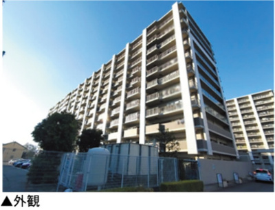 【外観】 | 『ペット飼育可』ルネ・エアズヒルⅣ番館9階　3ＬＤＫ　リフォーム済み【仲介手数料無料】