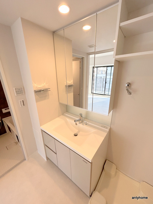 ルフォンプログレ堺筋本町タワーレジデンス　仲介手数料無料の洗面所