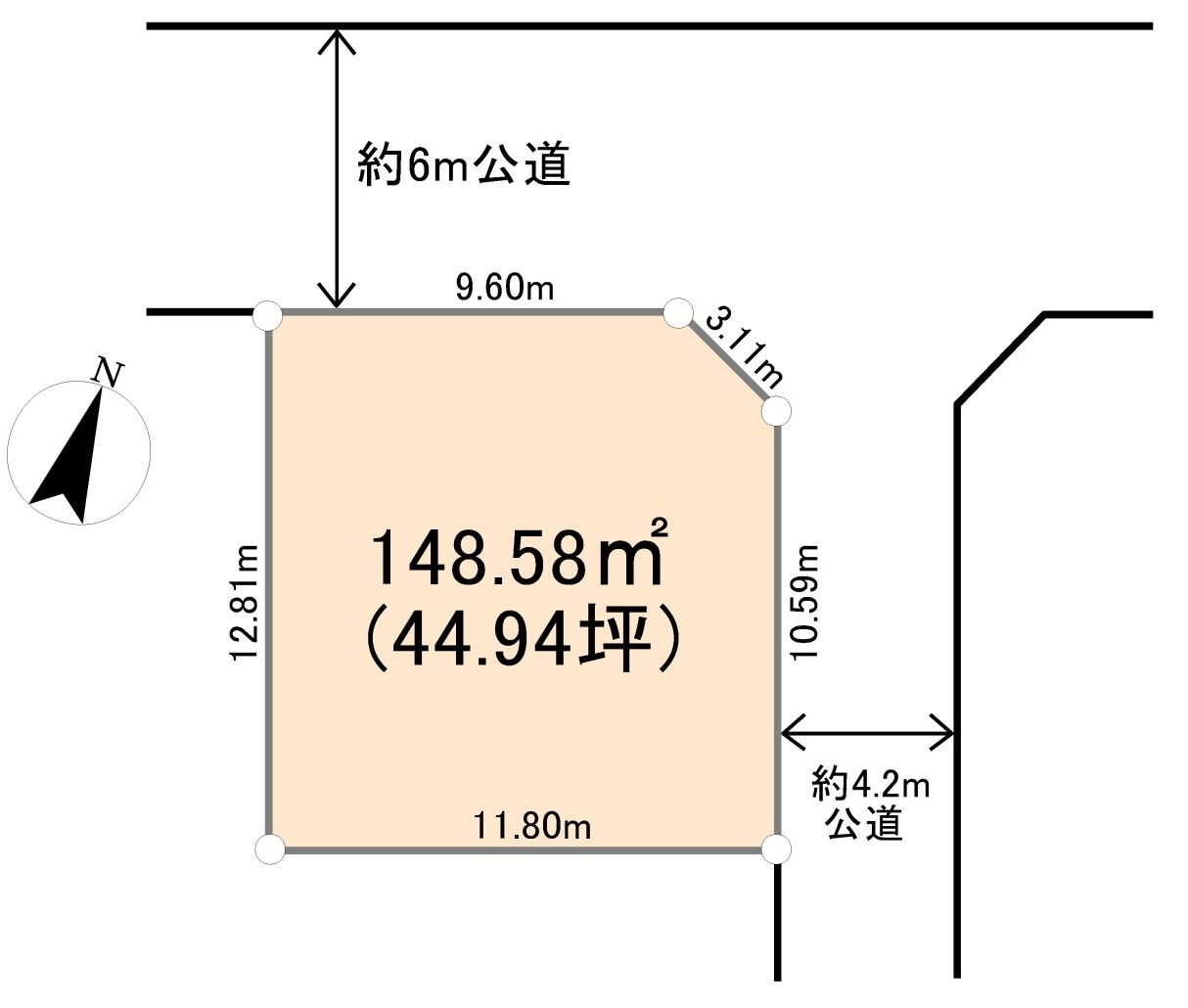 児玉郡上里町大字金久保 土地の土地図