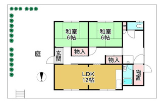 【間取り】 | 南小松貸家　Ｎ邸