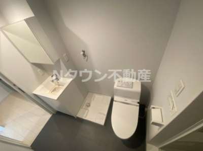 【洗面所】 | Agns(アニエス) | ゆったりとスペースのある洗面所です