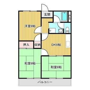 シャルマンハイツの間取り