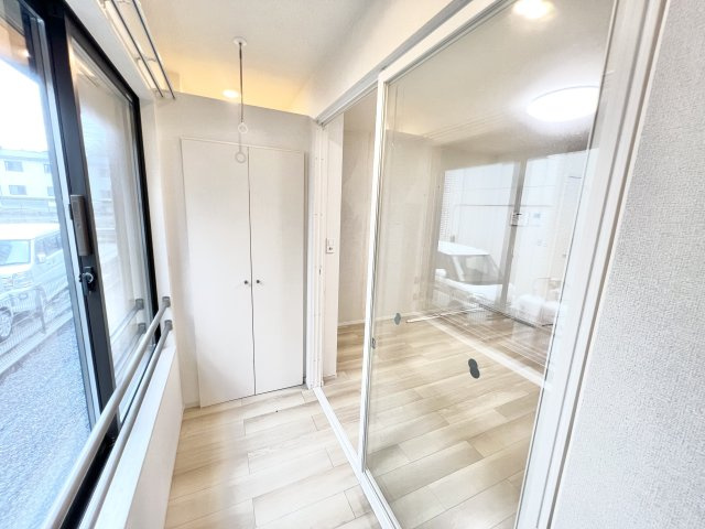 さくらガーデンのバルコニー|※別部屋参考写真