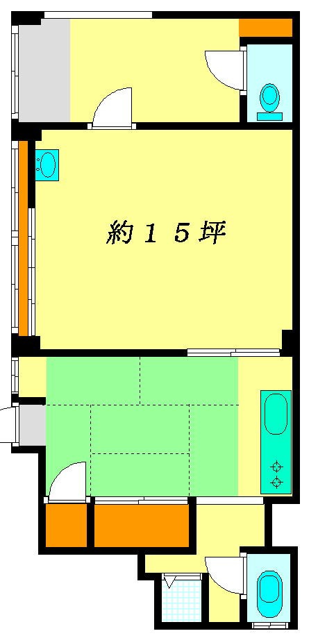 ドミール錦店舗の間取り
