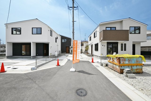 宝塚市御殿山2丁目新築一戸建て｜4LDK｜全6区画の外観|現地全体外観写真です。