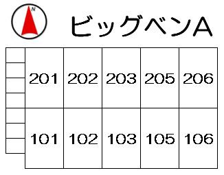 【区画図】 | ビッグベンＡ