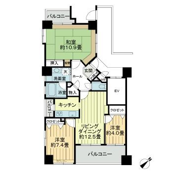 【間取り】 | アーサー住吉アーバン