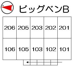 【区画図】 | ビッグベンＢ