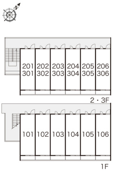 【区画図】 | レオパレスドミール