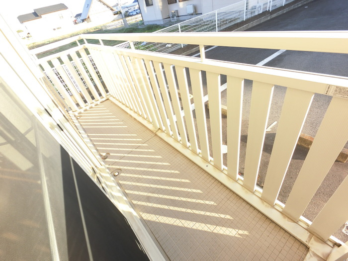 クラージュタウン　Ａ/Ｂ/Ｃのバルコニー|高崎、前橋、伊勢崎エリアのお部屋探しはエンドスケープまで！お客様の理想お聞かせ下さい♪