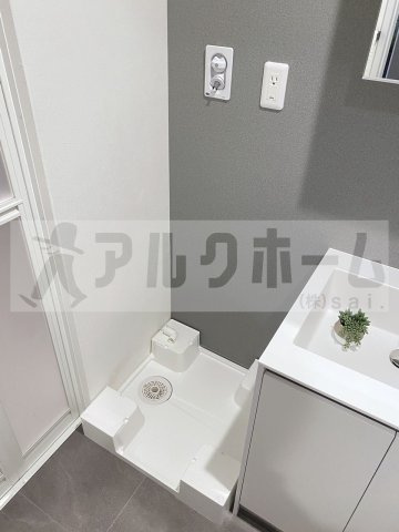 ステイザハウス河内国分の洗面所