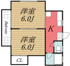 【間取り】 | 神山コーポ