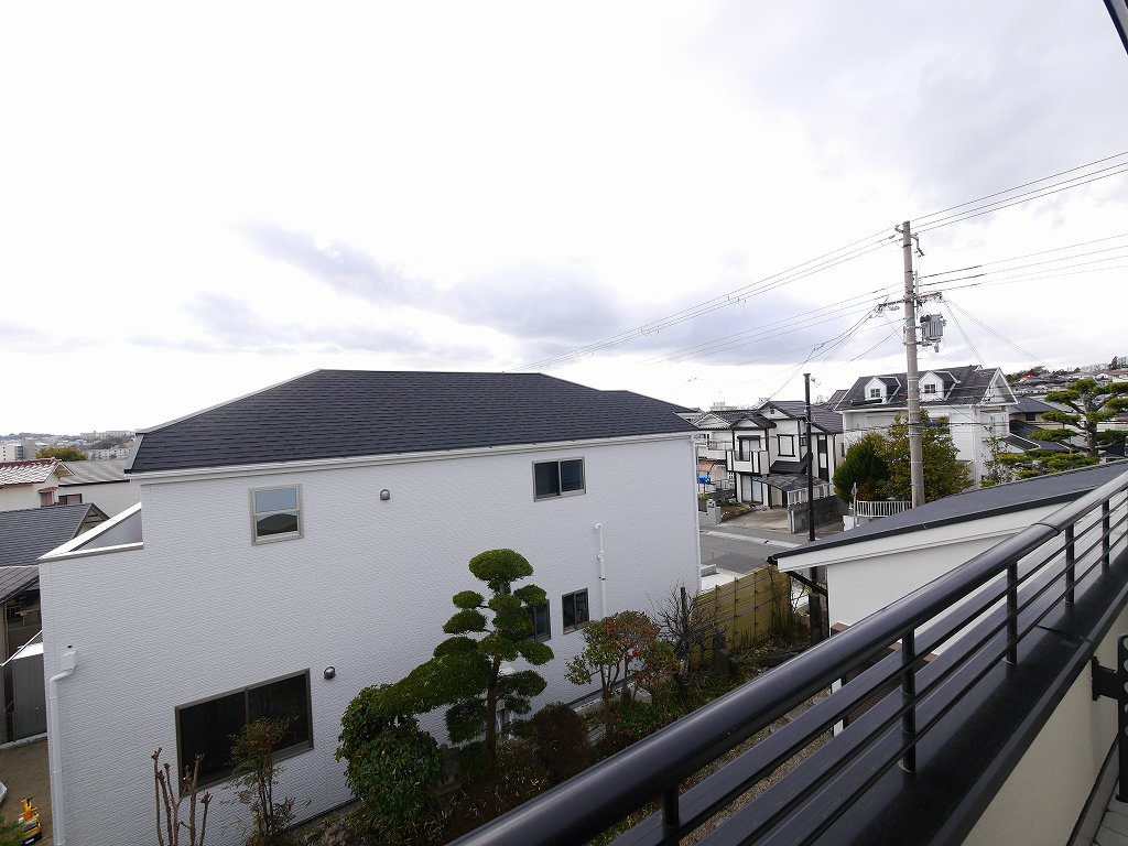神戸市北区北五葉1-11-14貸家の展望