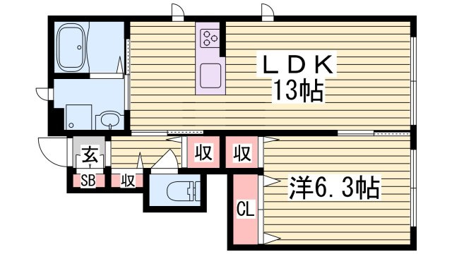 アーバンのざとCENTERの間取り