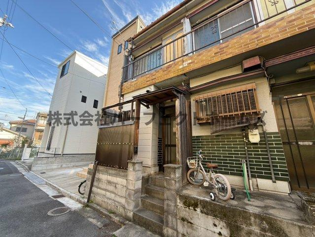 高柳2丁目テラスハウス　賃貸の外観|外観は落ち着いています