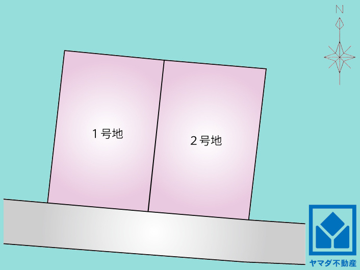 大津市瀬田３丁目　2期　1号地の区画図