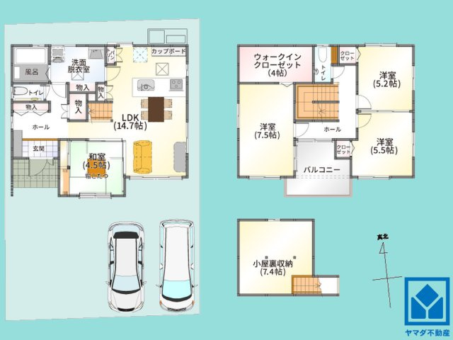 大津市瀬田３丁目　2期　2号地の間取り
