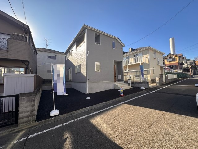 町田市図師町　新築1棟　車2台駐車可　図師小学校・忠生中学校の前面道路含む現地写真