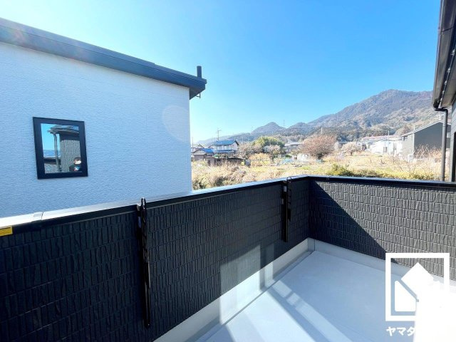 大津市下阪本２丁目　2号棟のバルコニー