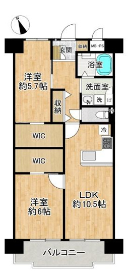 【間取り】 | ユニライフ垂水千代が丘