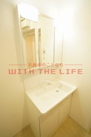 ボンシャンスMⅡ【キャッシュバック対象物件】の独立洗面台|使いやすい独立洗面台です