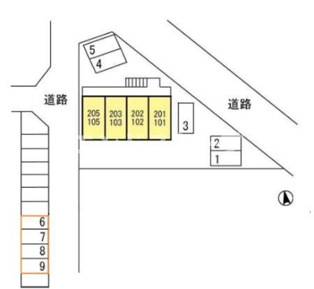 ルミエールの区画図|高崎、前橋、伊勢崎エリアのお部屋探しはエンドスケープまで！お客様の理想お聞かせ下さい♪