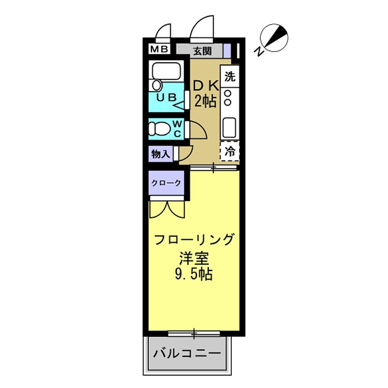 ROOMY寺本の間取り