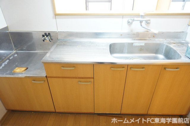 菊池郡菊陽町新山２丁目の賃貸マンションのキッチン