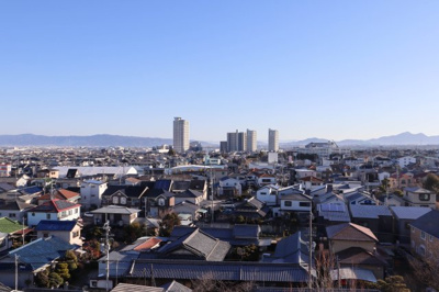 【展望】 | パレス北野田 | 三方とも抜けて　開放的な眺め♪