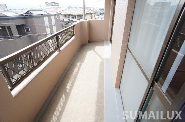 合志市須屋の賃貸マンションのバルコニー