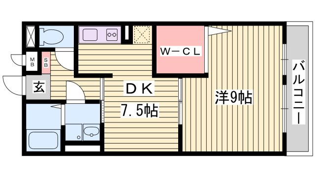 サンテ・レザンジュ　Ａ棟の間取り