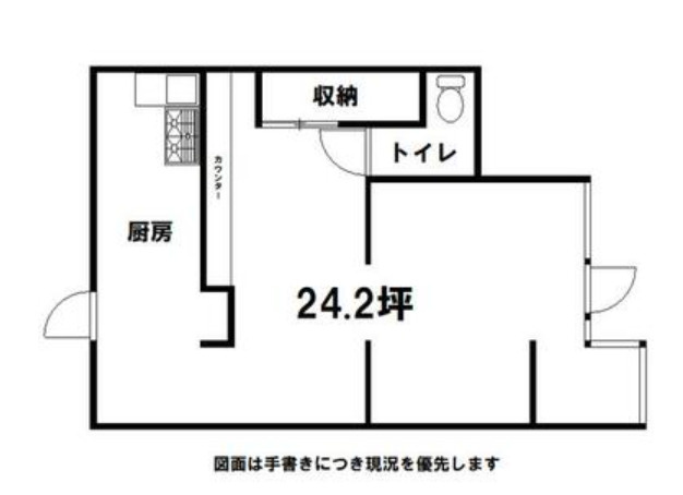 中島町1丁目19-5テナントの間取り