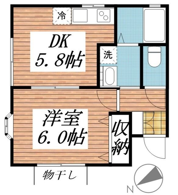 タカノパレスの間取り