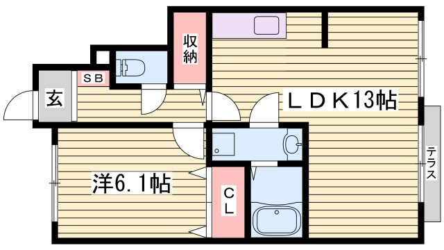 メゾンドオーの間取り