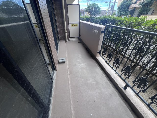 オークヒルズ山口のバルコニー