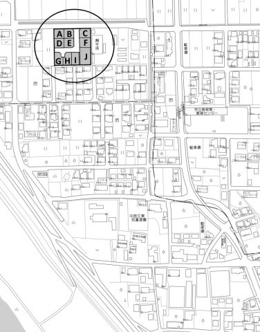 10区画分譲地　呂久の地図