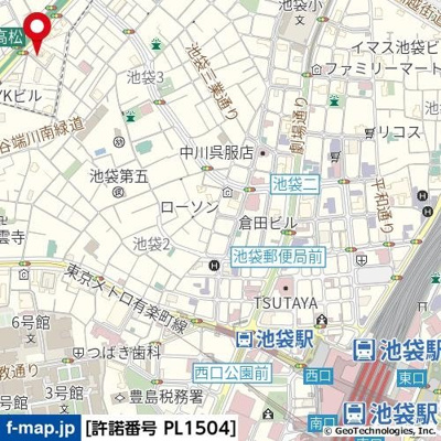 【地図】 | シーアイマンション池袋西