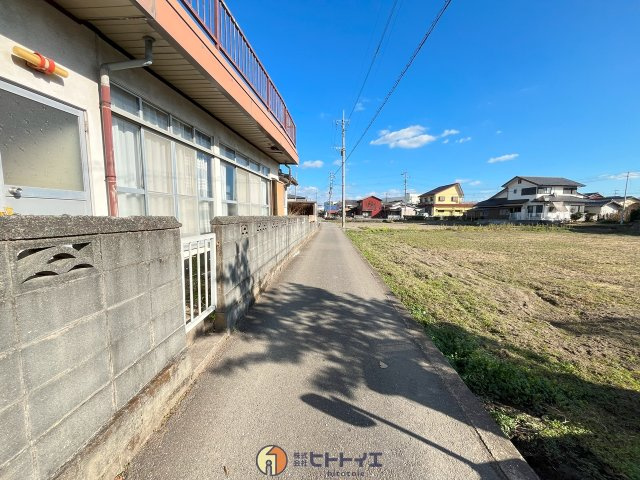 馬場　アパート用地の前面道路含む現地写真