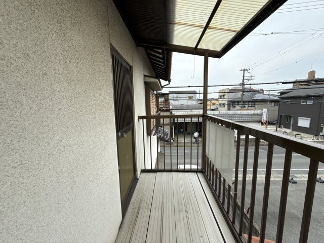 月丘町戸建のバルコニー