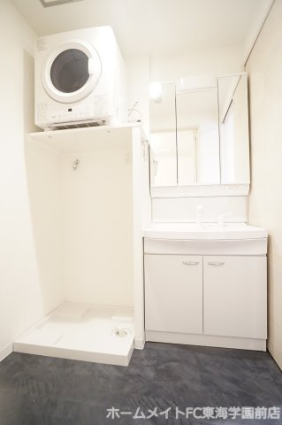 熊本市北区鶴羽田４丁目の賃貸マンションの洗面所