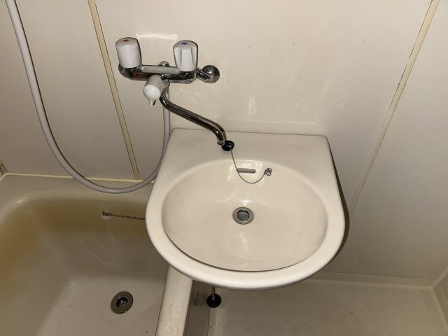 津南コーポラスの洗面所